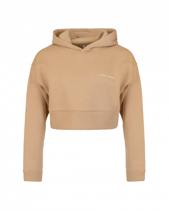 Felpa con cappuccio corta store